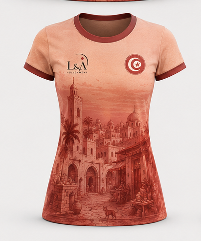 Damen-Volleyballtrikot - World-Kollektion - Tunesien
