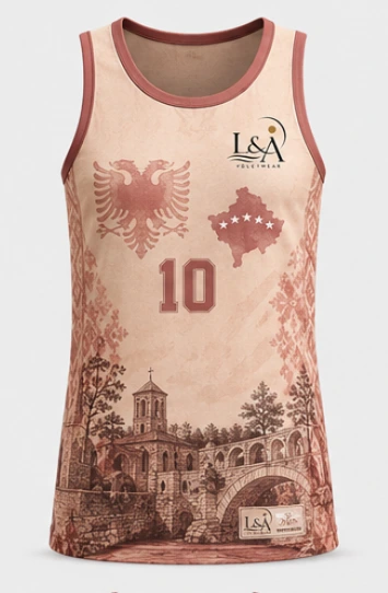 maillot du monde homme débardeur  - Kosovo-Albanie