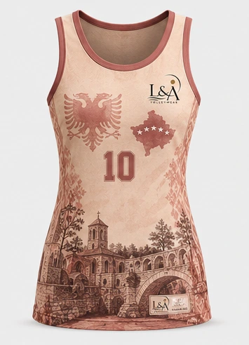 maillot du monde femme débardeur - Kosovo-Albanie